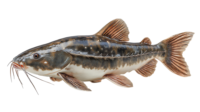 catfish isolated on a white background