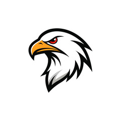 Fototapeta premium eagle head vector illustration