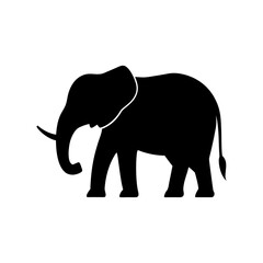 elephant silhouette vector