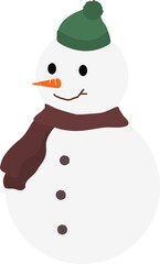 모자 쓴 눈사람