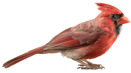 cardinal bird isolated on a white background
