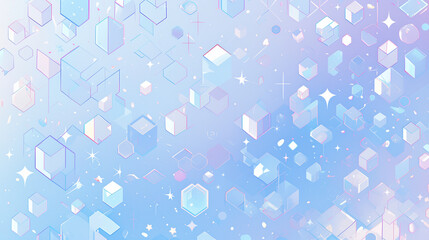 青いキラキラの背景