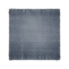 Square of Recycled Denim Fabric Fiber Sheet