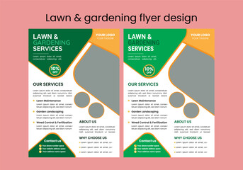 This editable social media flyer template enhances your garden services' online presence. It is perfect for promoting landscaping, lawn care, and outdoor design services across various platforms