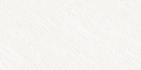 Wood linear texture, grey lines on white background, vector pattern