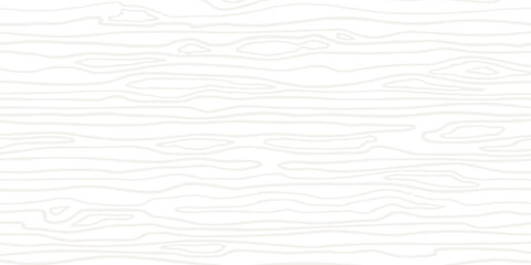 Wood linear texture, grey lines on white background, vector pattern