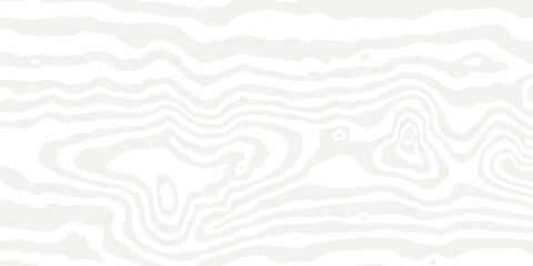 Wood linear texture, grey lines on white background, vector pattern