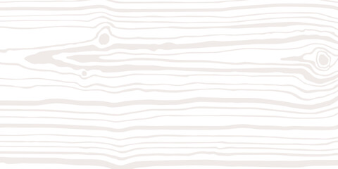 Wood linear texture, grey lines on white background, vector pattern