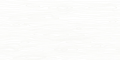 Wood linear texture, grey lines on white background, vector pattern