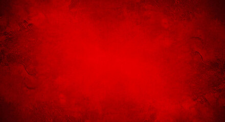 Dark red grunge background with vignette and texture for design element