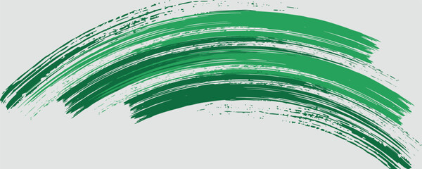 Abstract Green Scratch Stripes Grunge Texture Design In White Background