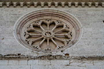 The Church of San Francesco is a religious building located in Gubbio, built in the second half of the 13th century. The exterior retains its Gothic apse, and the bell tower stands next to it.