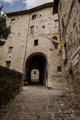 Gubbio, Umbria, Italy. Glimpses and panoramas