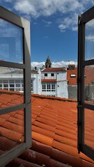 Roof view from the window