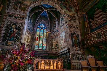 Fototapeta premium The Cathedral of Saints Mariano and Giacomo is the mother church of the Diocese of Gubbio. It is dedicated to Saints Mariano and Giacomo, martyrs of Lambaesi in Numidia.