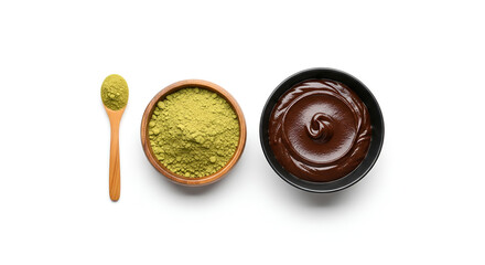 Matcha and Dark Chocolate Spread - Gourmet Dessert Ingredients