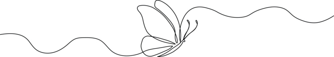 Minimalist abstract insect vector icon or simple logo concept