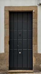 An old door in an old European city