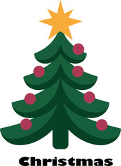Christmas logo icon vector .