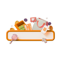 Search Bar Icon &ndash; Magnifying Glass with Cursor Pointer for Web UI