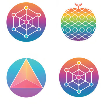 set of vector icons coluor