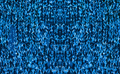 青の色をベースに布地の繊維の模様をイメージしてデザインした背景、壁紙、テクスチャ