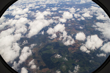 Clouds on a plane