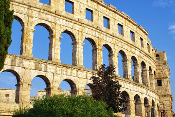 Explore ancient Pula arena landmark in beautiful Croatia