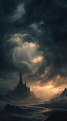 The Stormbound Keep. Generative AI
