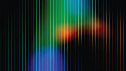 Abstract Vertical Stripes with Gradient Colors