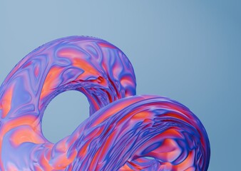 Colorful abstract graphic shape design