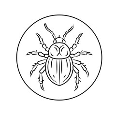 Minimal Squid Line Art | Elegant Ocean Wildlife Illustration | Modern Marine Design