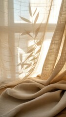 Calm morning light home interior photography soft textures natural elements serenity