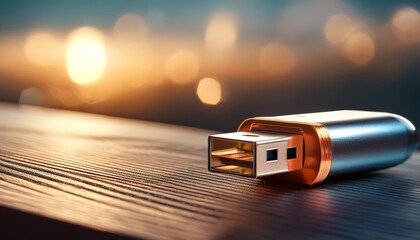 detailed of a portable flash drive