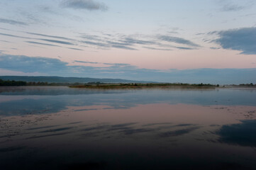 white clouds on the blue sky background
