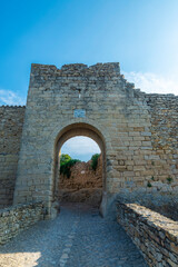 Fortified walls of Peratallada, Girona, Catalonia, Spain