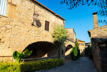 Rustic village of Peratallada, Girona, Catalonia, Spain