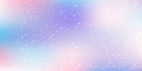 Holographic fantasy rainbow unicorn background. Magic unicorn hologram. kawaii princess gradient. Abstract fabulous background for Christmas, new year, Xmas holidays, celebration, party. Vector EPS10.
