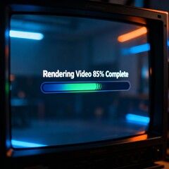 Rendering Video Progress Bar on Editing Screen