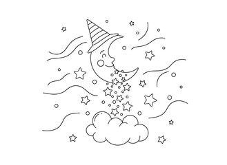 A seamless pattern featuring the Aquarius zodiac sign, its horoscope symbol within the twelve zodiac constellations, a line-style zodiac icon, and elements of astrology and mythology