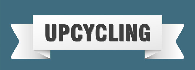 upcycling ribbon isolated on transparent background. upcycling ribbon