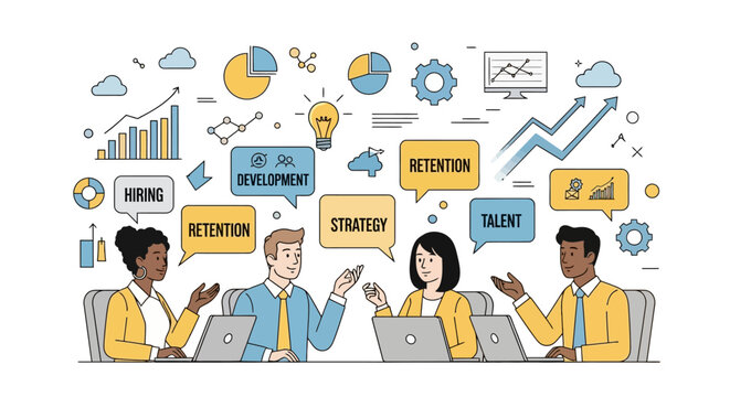 Human Resources Team Brainstorming Ideas