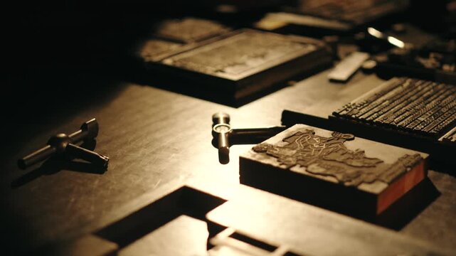 Experience the art of machine hands newspaper printing at historic press