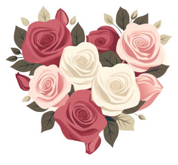 PNG The roses decorated in heart shape pattern flower plant.