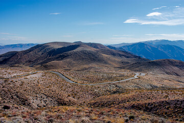 Mountain Road up to Dante's view, Death Valley National Park, California
