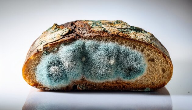 bread covered with mold stale bread covered with mold