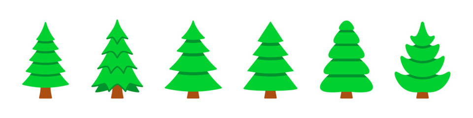 Pine tree icon. Pine vector