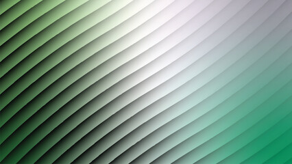 Obraz premium Abstrack vector background design, A diagonal gradient pattern with parallel lines transitioning from green to white smoothly