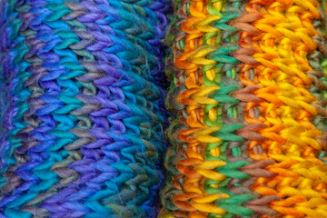 colorful wool texture