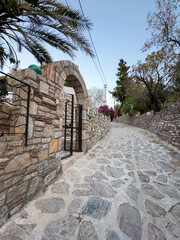 Flower-Adorned Stone Houses of Old datca , Aegean Street Beauty